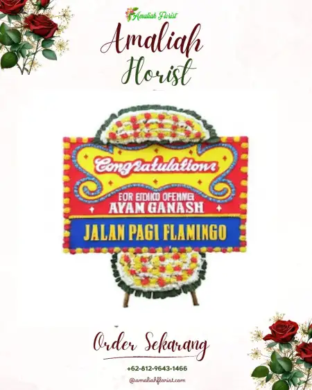 Sewa Papan Bunga Kerta Mandala